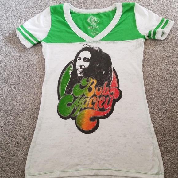 Tops - Bob Marley jersey tshirt